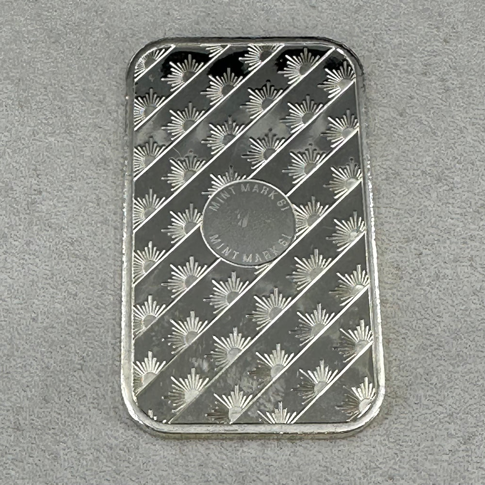1oz .999Ag Barre Sunshine Minting