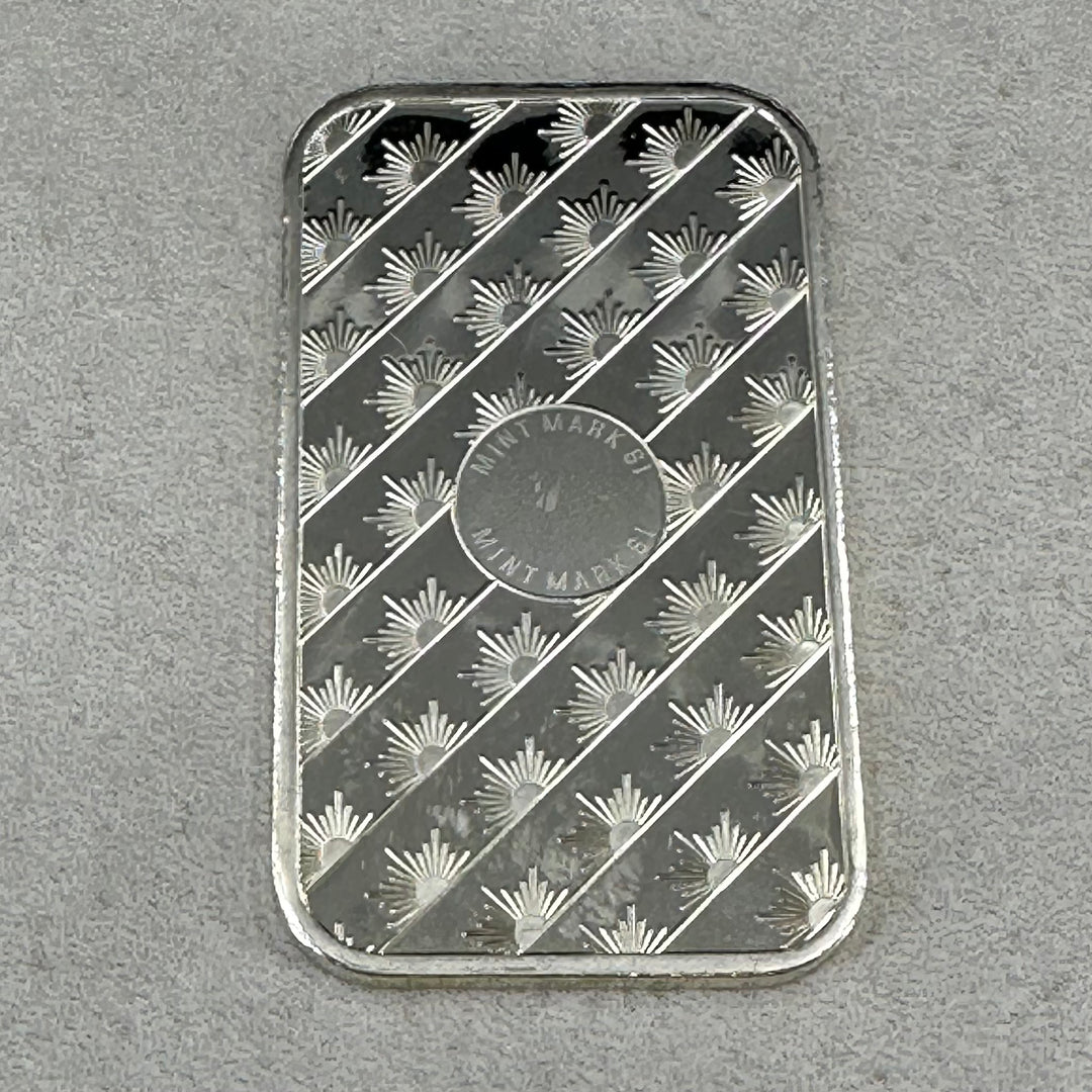 1oz .999Ag Barre Sunshine Minting
