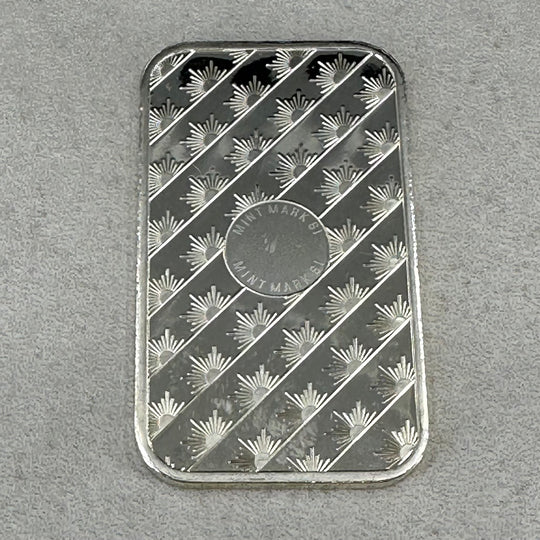 1oz .999Ag Barre Sunshine Minting