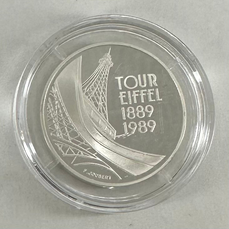 12g .900Ag (SPOT) 5 Francs Tour Eifel 1889-1989