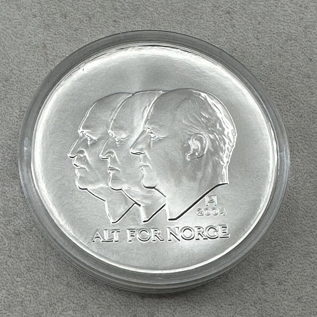 33,8g .925Ag (SPOT) 100Kr 2004 Norge Unionsoppløsningen i eske