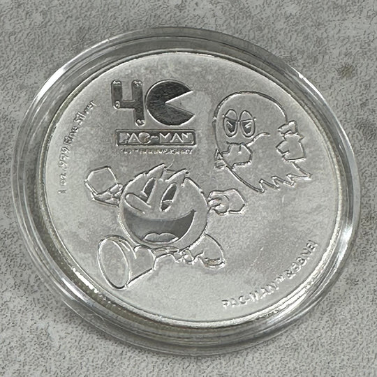 1oz .999Ag $2 Niue Pac Man