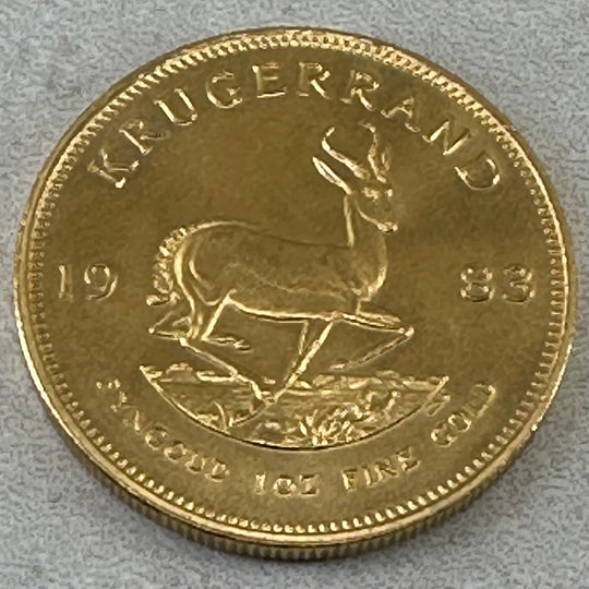 1oz .999Au Krugerrand 1983
