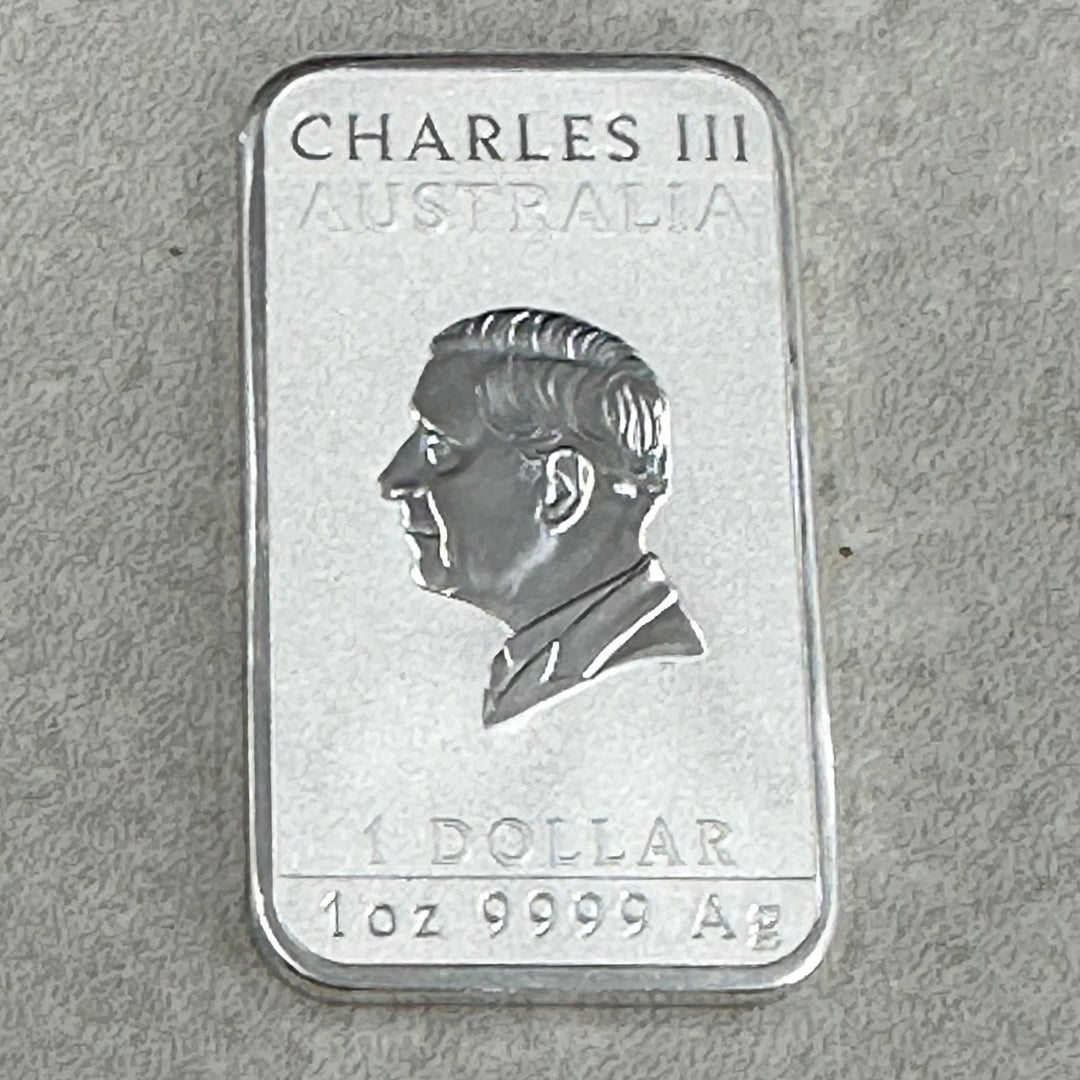 1oz.999Ag 1 Dollar Australian Rectangular Dragon