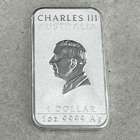 1oz.999Ag 1 Dollar Australian Rectangular Dragon