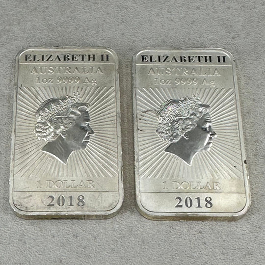 2oz .999Ag Australian Dragon 2018