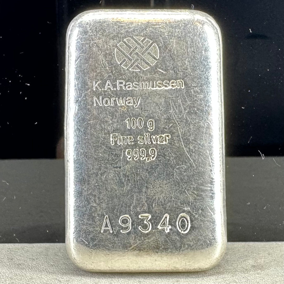 100g .999Ag K.A.R Barre