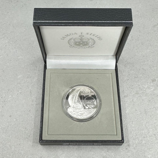 1oz .925Ag $10 Samoa The RA Expeditions
