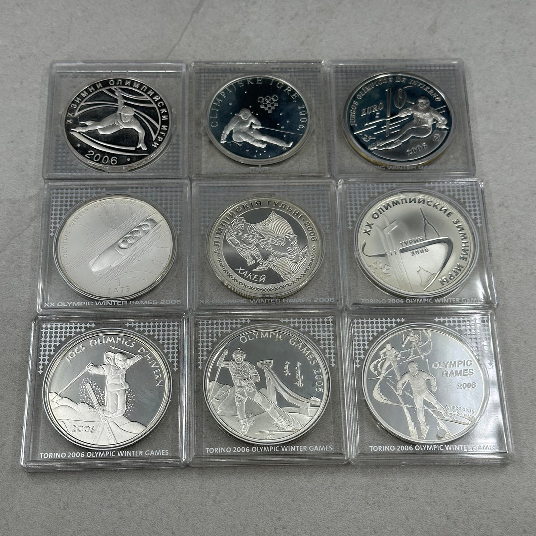 252,37g .925Ag(SPOT)commemorative coins Torino OL 2006