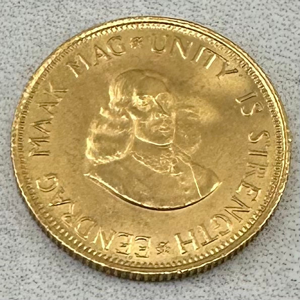 7,98g .917Au 2Rand Sør Afrika 1966