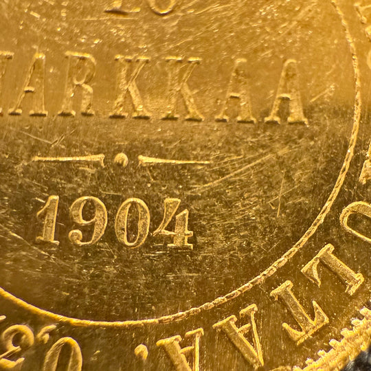 10 Markka 1904 Finland Kv.1+