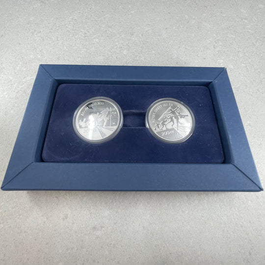 33,7g .925Ag 200kr Norge 2011 ski-VM/Norsk Idrett 150år i boks