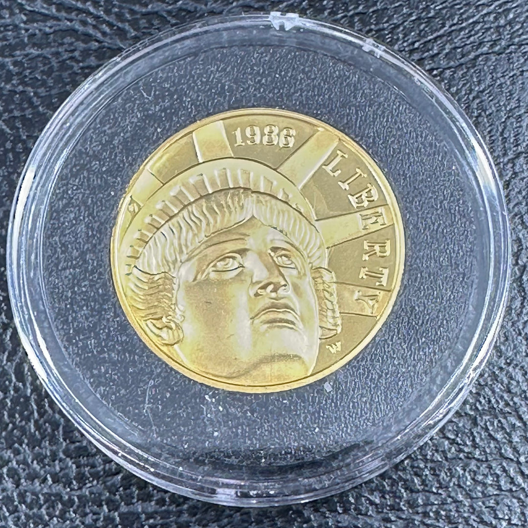 8,3g .900Au Statue of Liberty 5 Dollar USA 1986