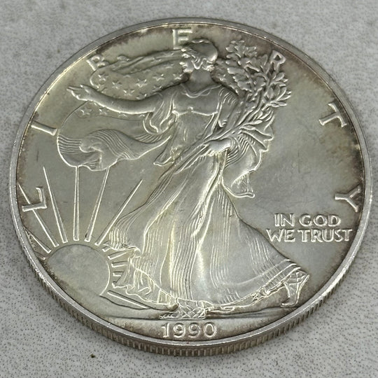 1oz .999Ag Silver Eagle 1990