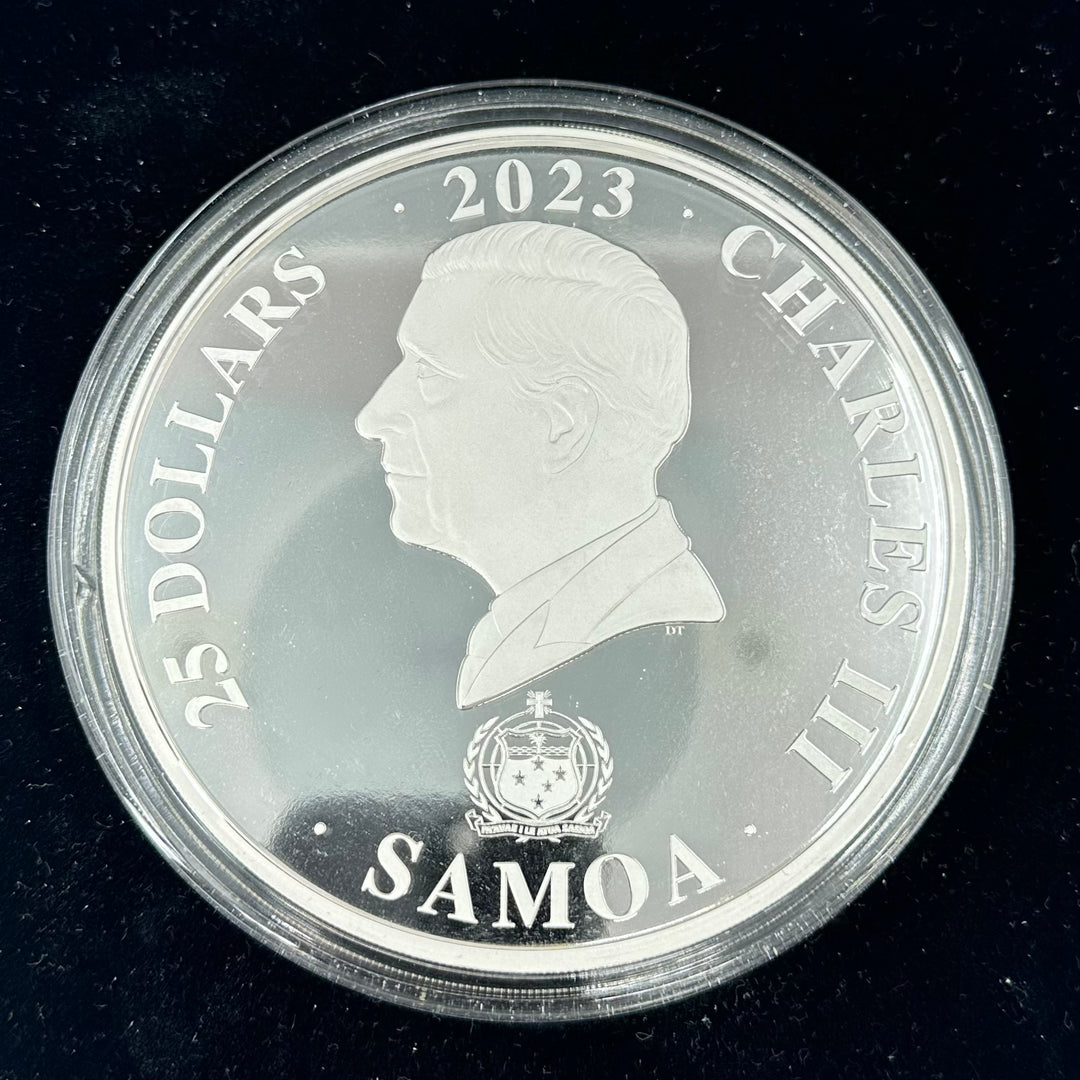 1Kg .999Ag $25 Samoa 2023 Disney 100år i skrin