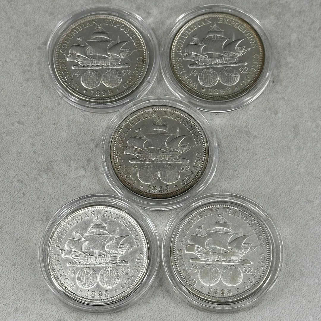 62,5g .900Ag Colombian Half Dollar USA 1893