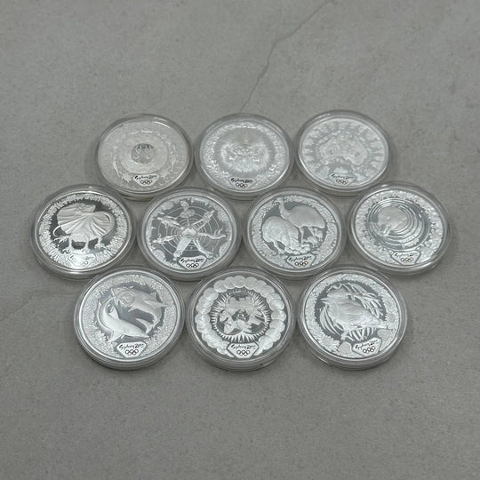 10oz .999Ag (Net) SPOT+2% Diverse minnemynter Sydney OL 2000