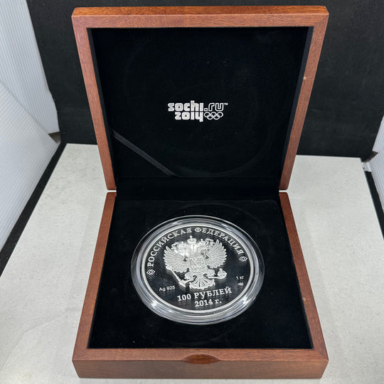 1Kg .925Ag Russland Sochi OL 2014