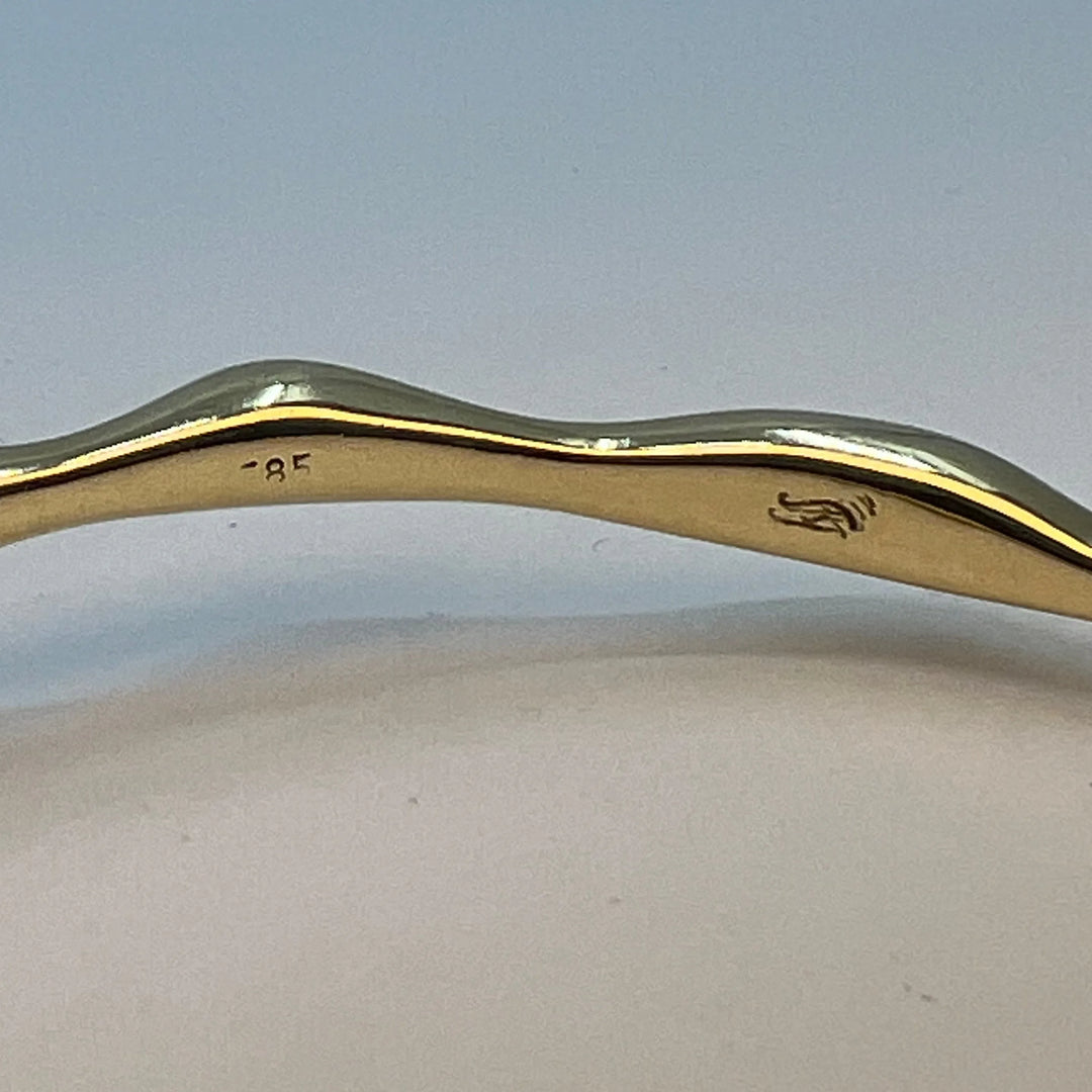 14K gull armring