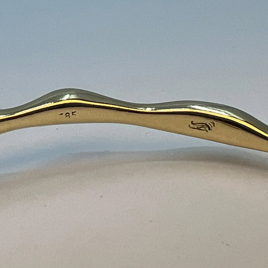 14K gull armring