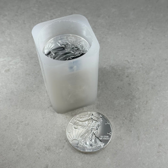 20oz .999Ag 2008 Silver Eagle i tube