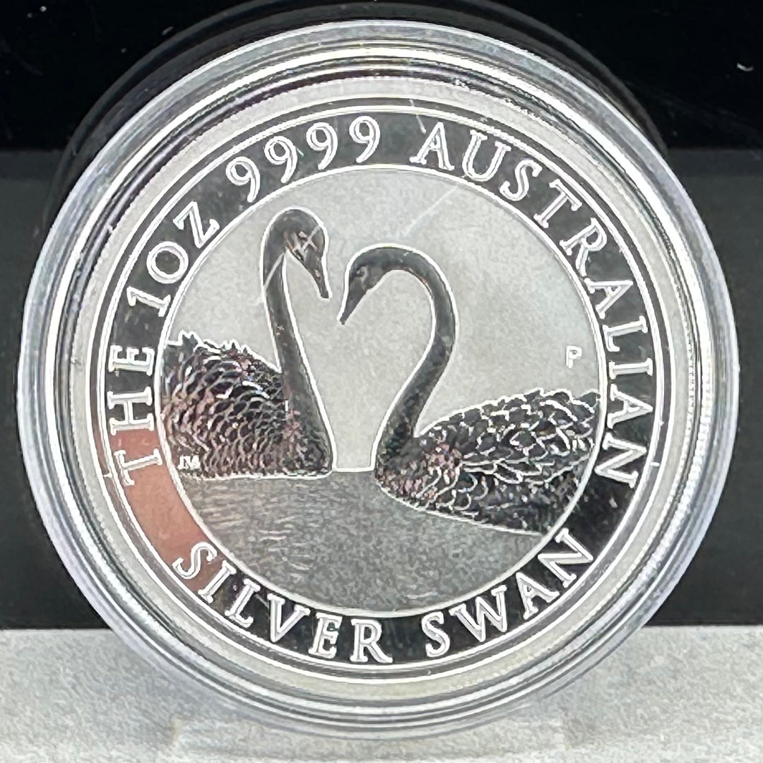 1oz .999Ag 1Dollar Australia 2022 Silver Swan(Patina)