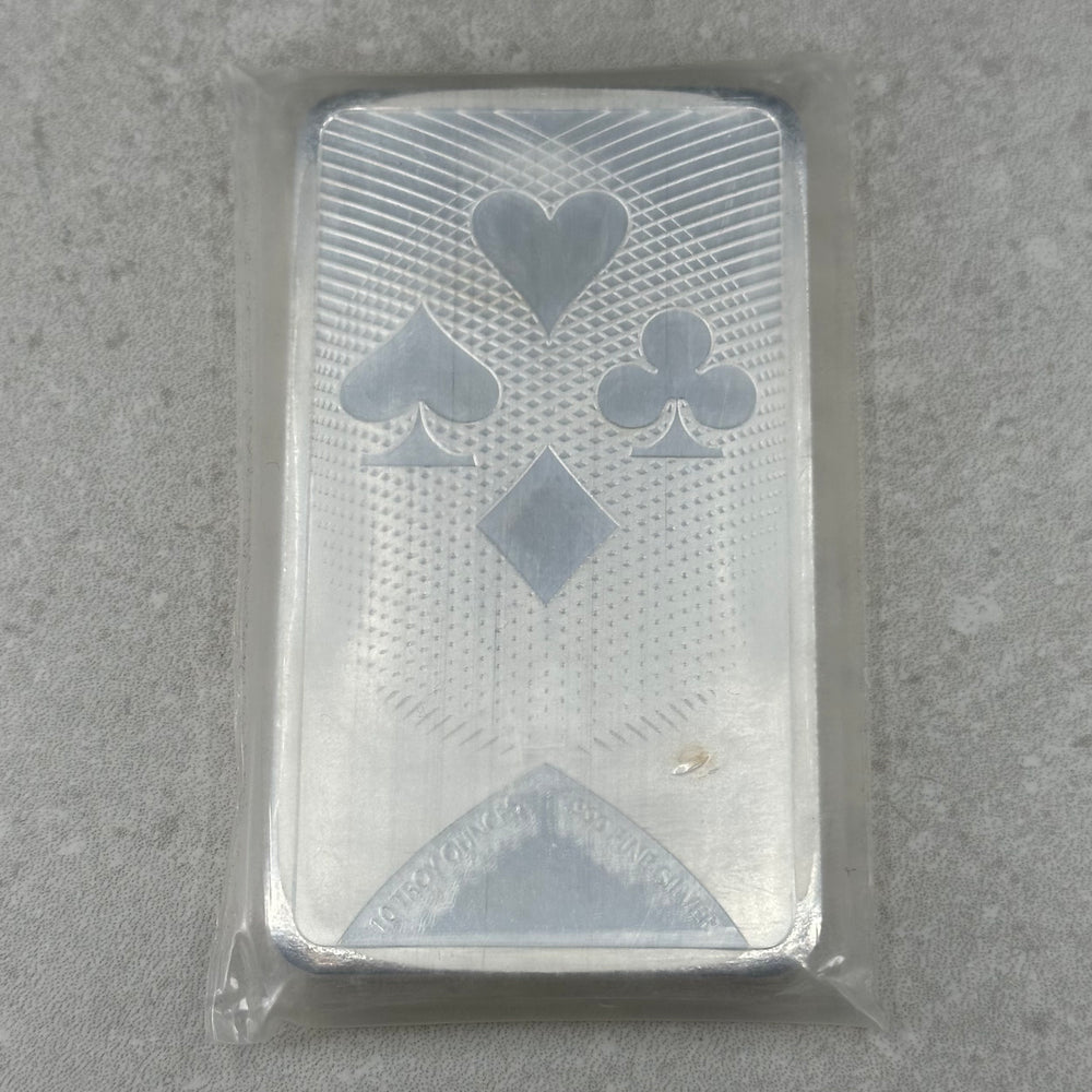 10oz .999Ag Apmex Ace of Spades Barre