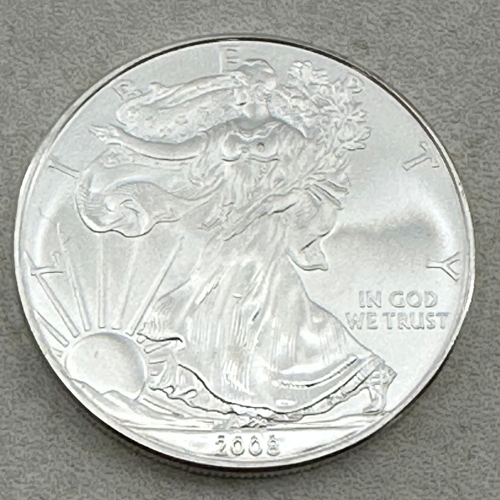 20oz .999Ag 2008 Silver Eagle i tube