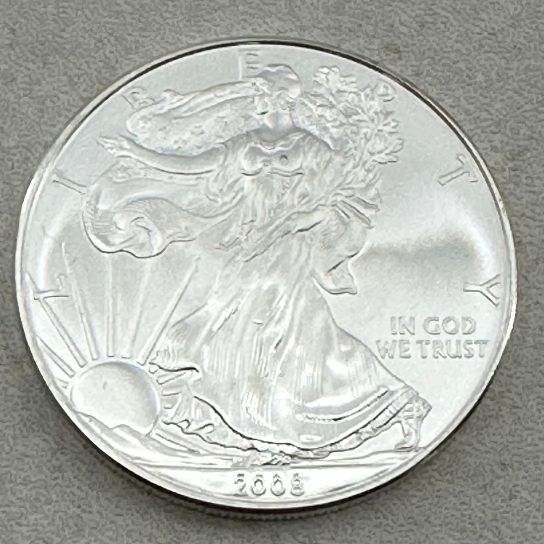 20oz .999Ag 2008 Silver Eagle i tube
