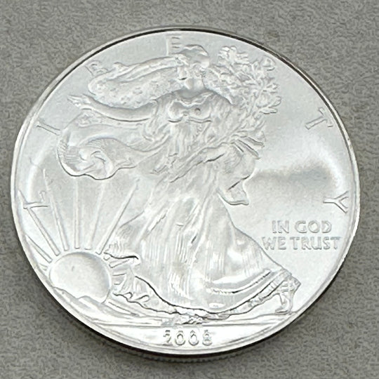 20oz .999Ag 2008 Silver Eagle i tube