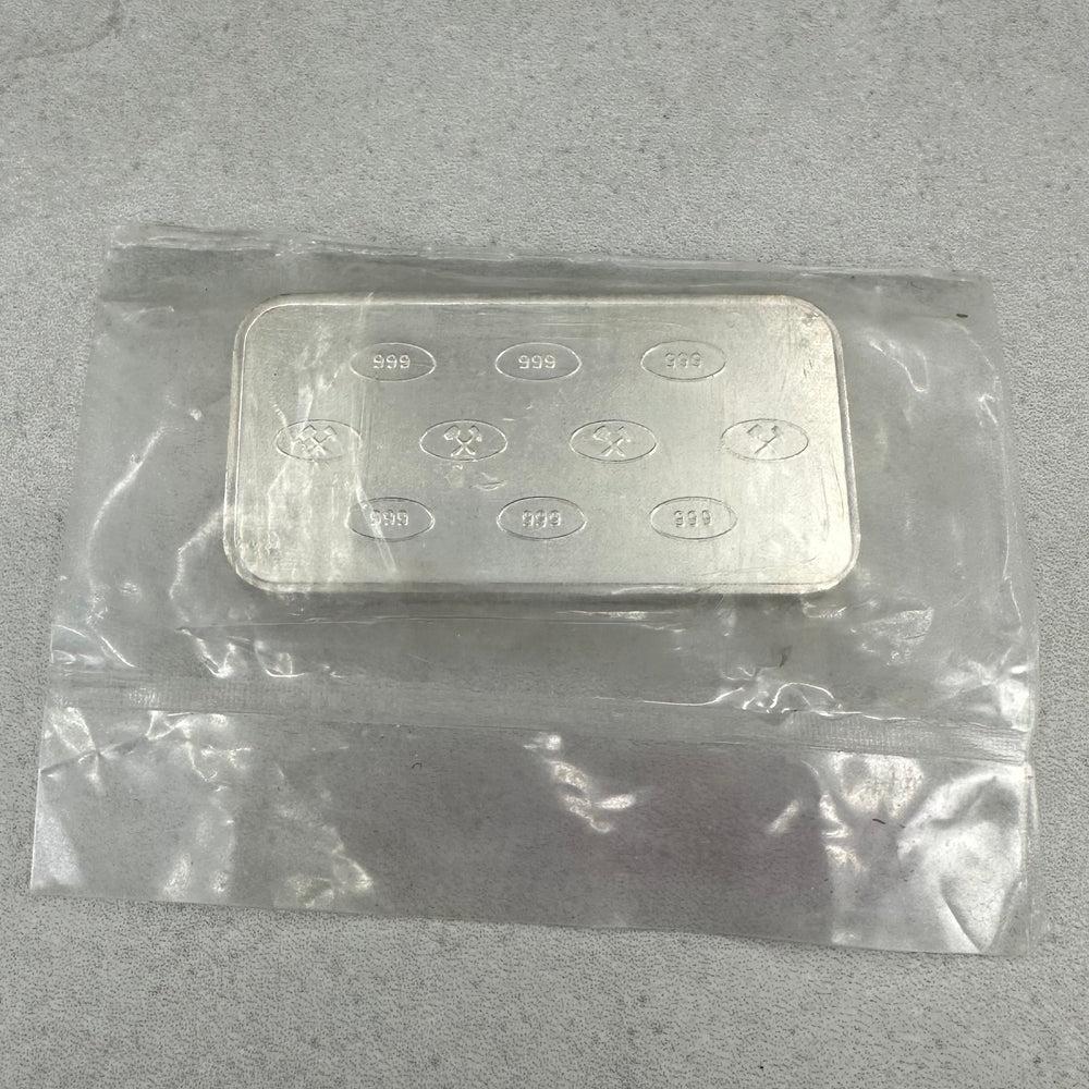 100g .999Ag Johnson Matthey Barre