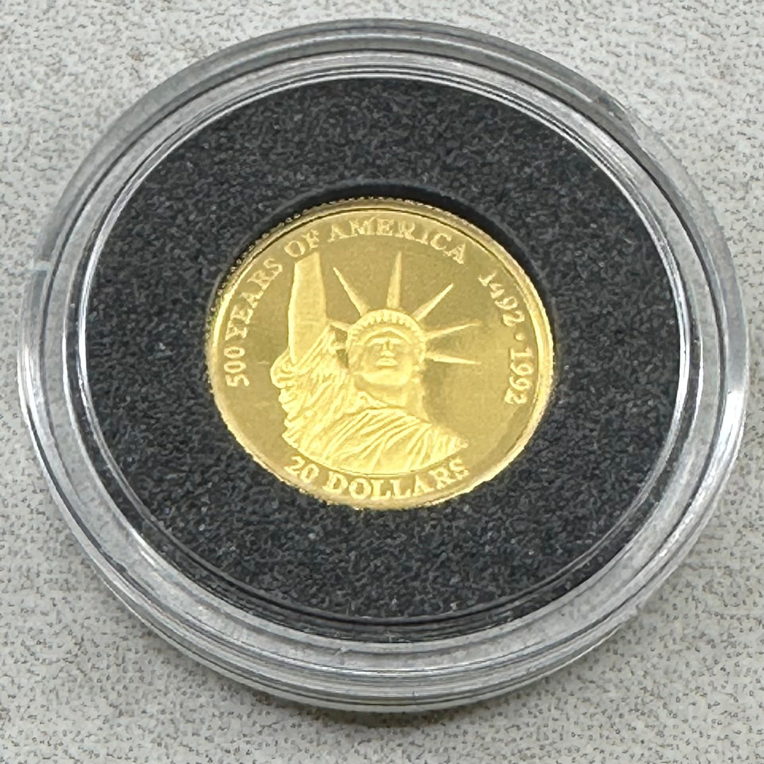 1/25oz .999Au 20Dollars Cook Island 1995 «500 Years of America»