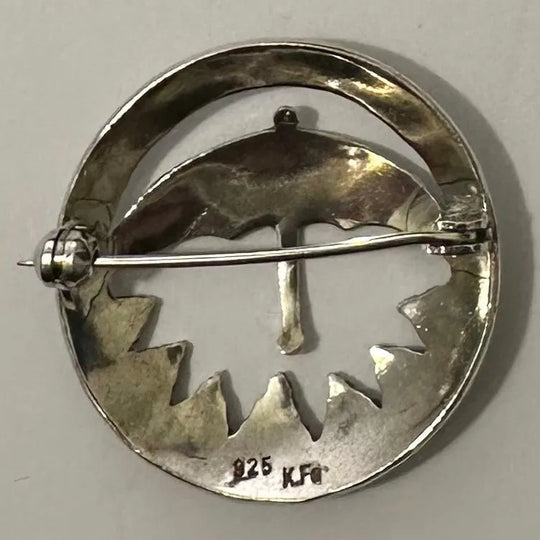 925s brosje 30x30mm