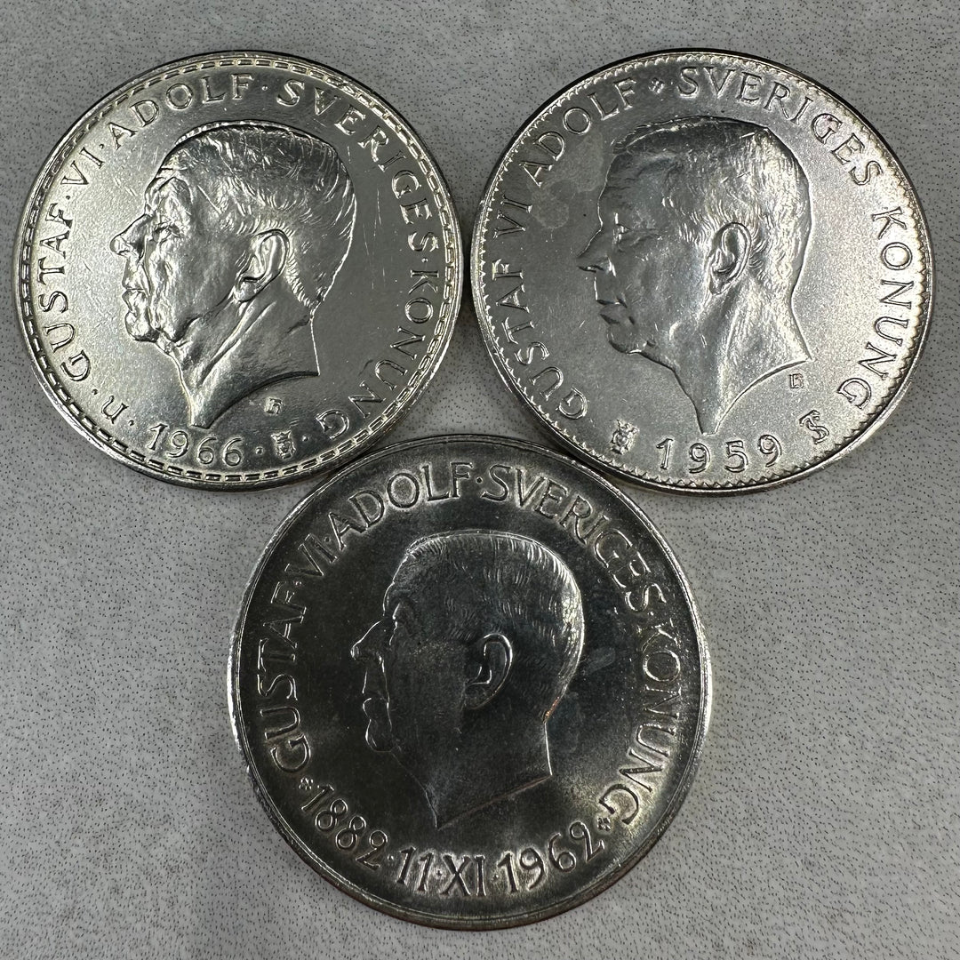 54g .400Ag 5kr Minnemynter Sverige