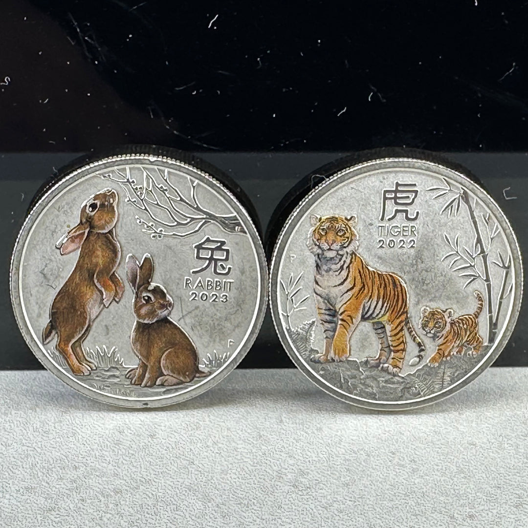 1oz .999Ag Year of the tiger/Year of the Rabbit 22/23