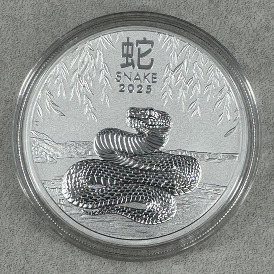 1oz .999Ag 2025 Australian Year Of The Snake