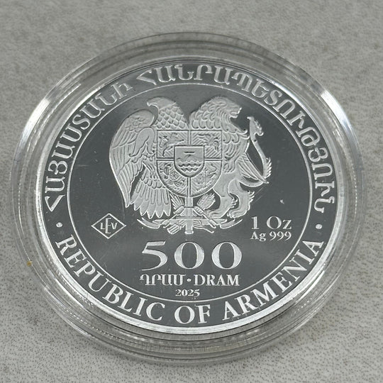 1oz .999Ag Noahs Ark Armenia 2025