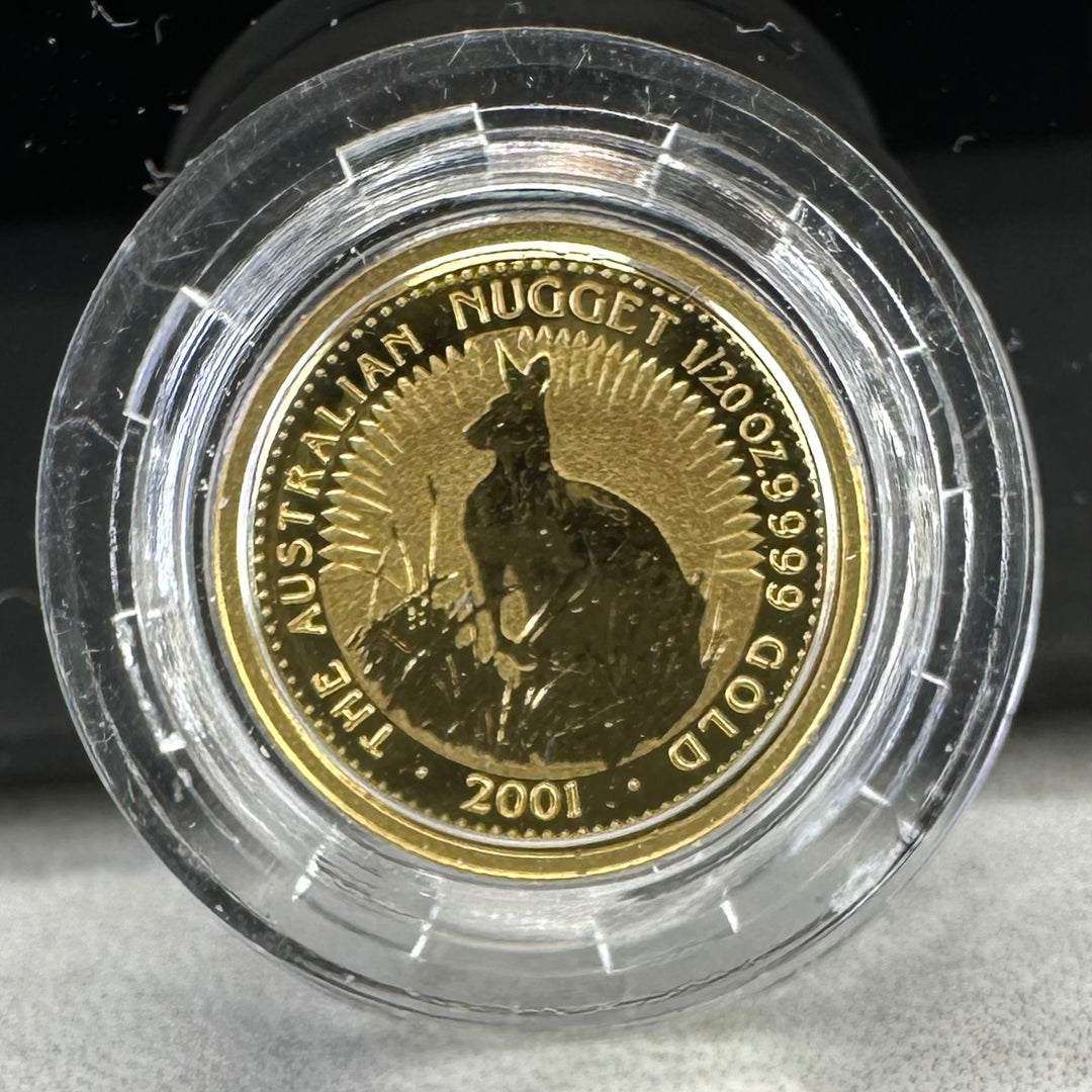 1/20oz .999Au Australian Kangaroo Nugget 2001
