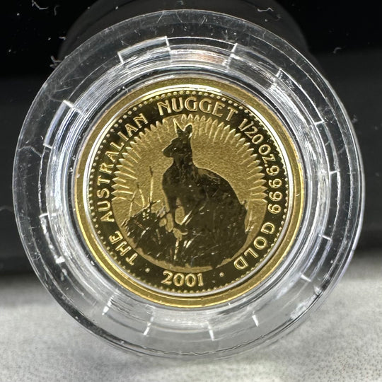 1/20oz .999Au Australian Kangaroo Nugget 2001