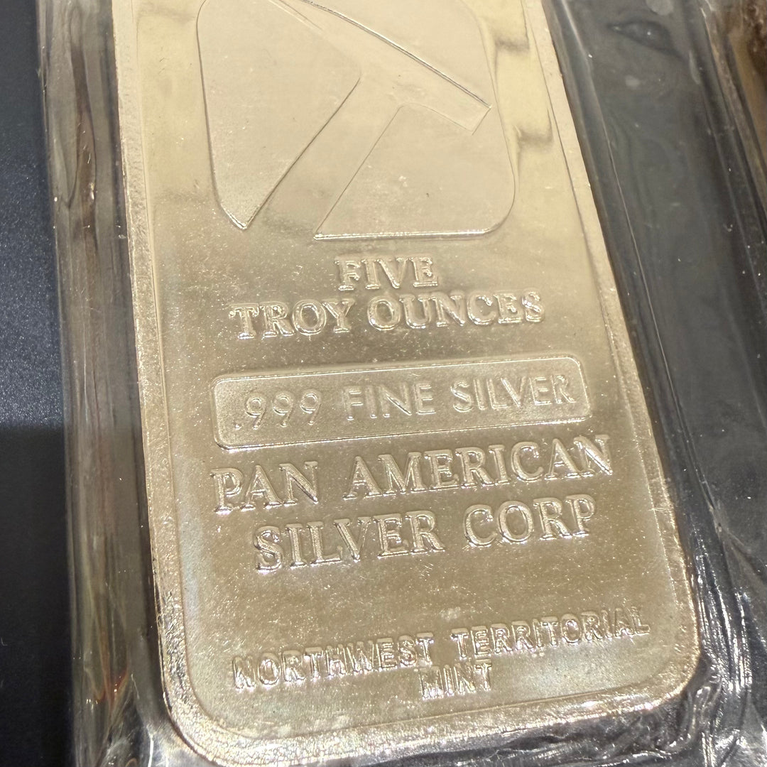 2x5oz .999Ag barre Pan American Silver Corp