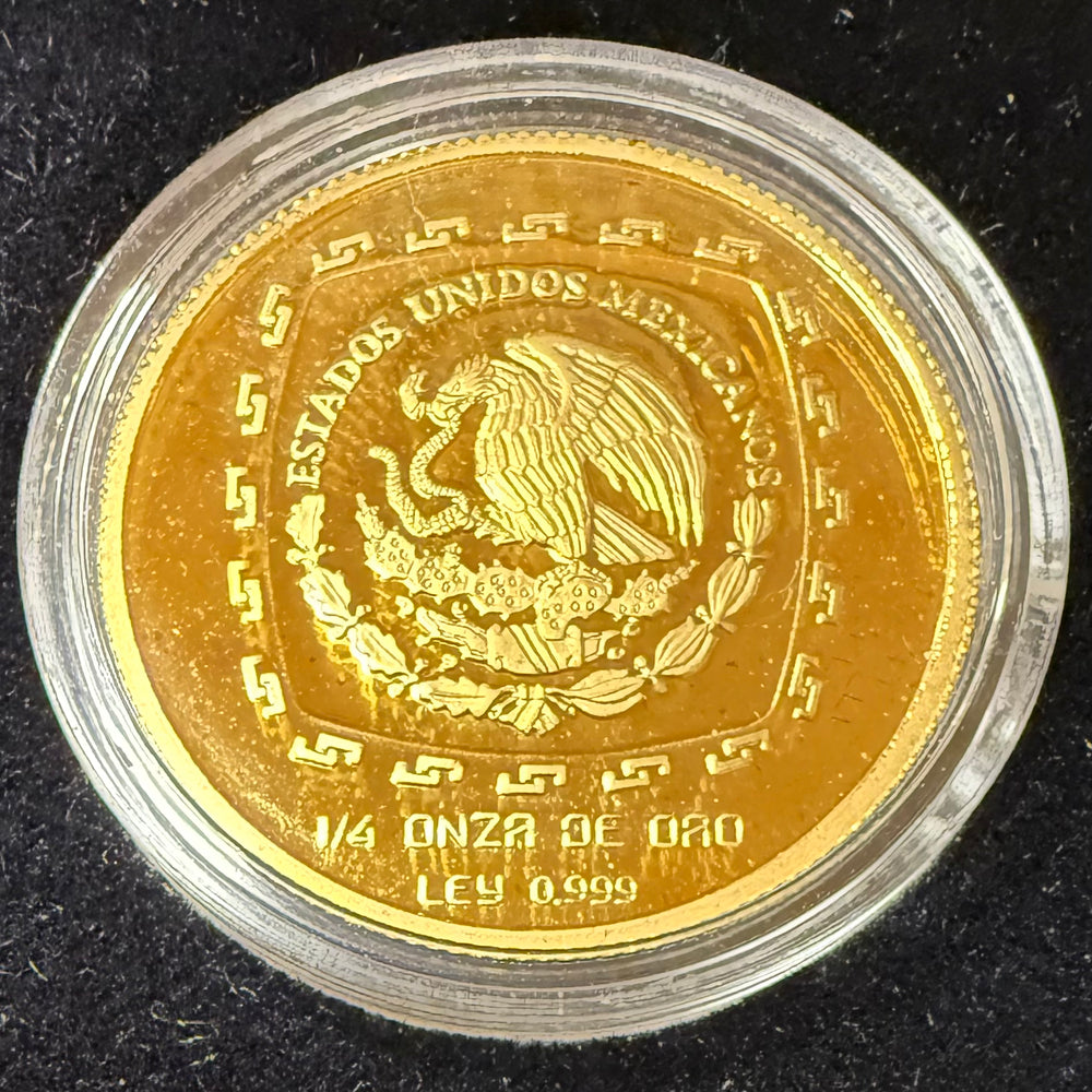 1/4oz .999oz (Spot+2%) 25 Pesetas 1996 Mexico