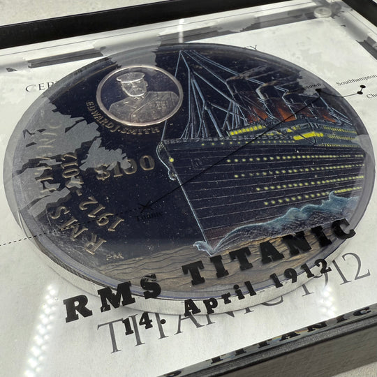 1KG .999Ag 2012 100$ British Virgin Islands Titanic 1912