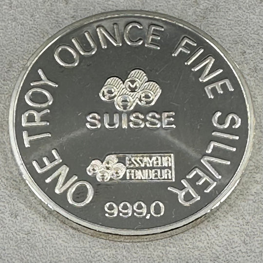 1oz .999Ag PAMP Suisse Bullion Hagerty Anniversary 1995