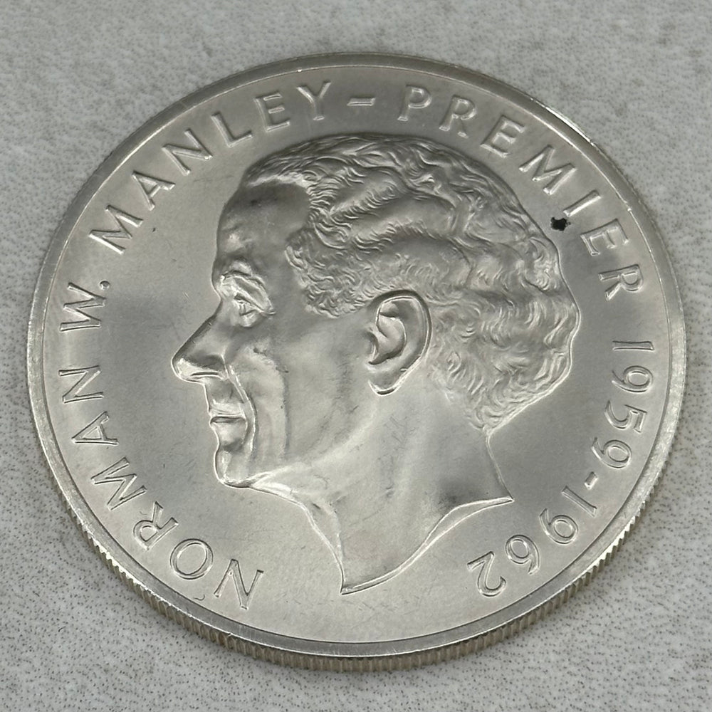 41,48g .925s 5 Dollars Jamaica 1973