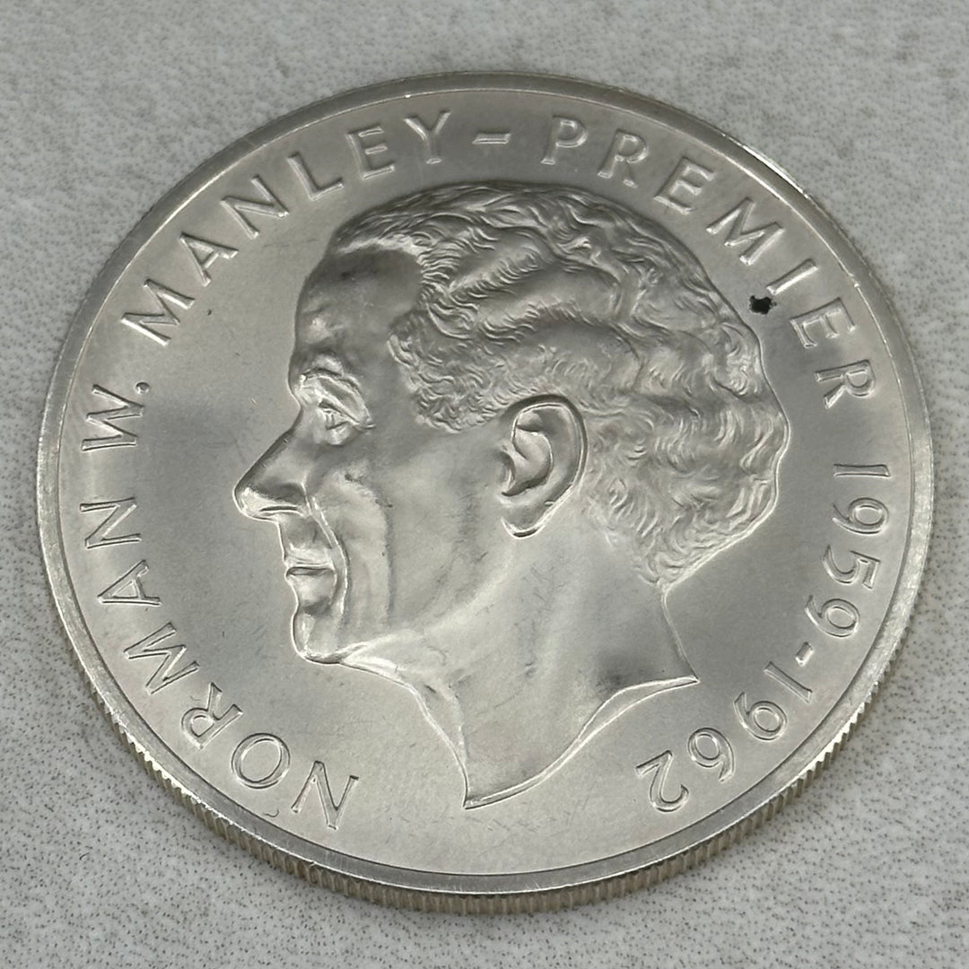 41,48g .925s 5 Dollars Jamaica 1973