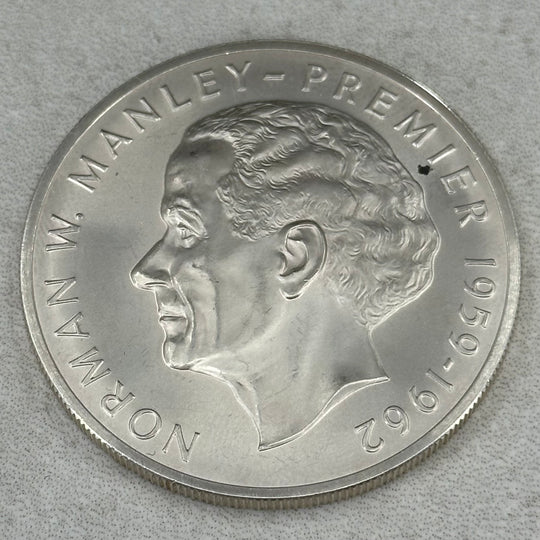 41,48g .925s 5 Dollars Jamaica 1973