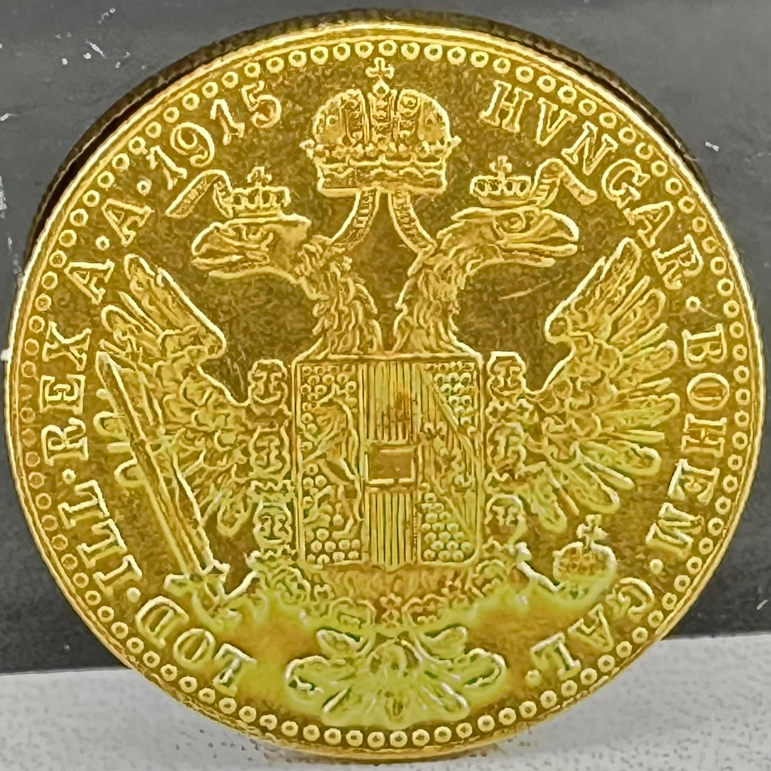 3,48g .986Au Østerrike 1Dukat 1915