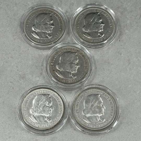 62,5g .900Ag Colombian Half Dollar USA 1893