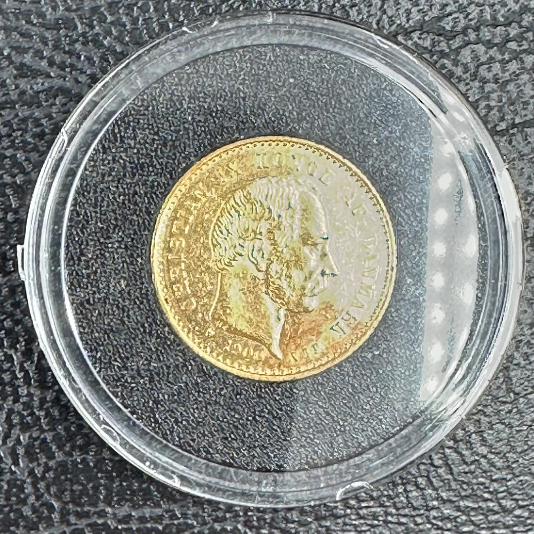 4,48g .900Au(SPOT+2%)10 Kroner Danmark 1900
