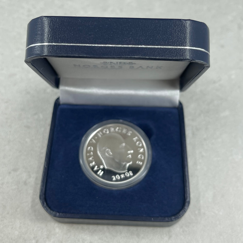 15,55g .999Ag(Netweight)(SPOT)200kr Wergeland Norge 2008